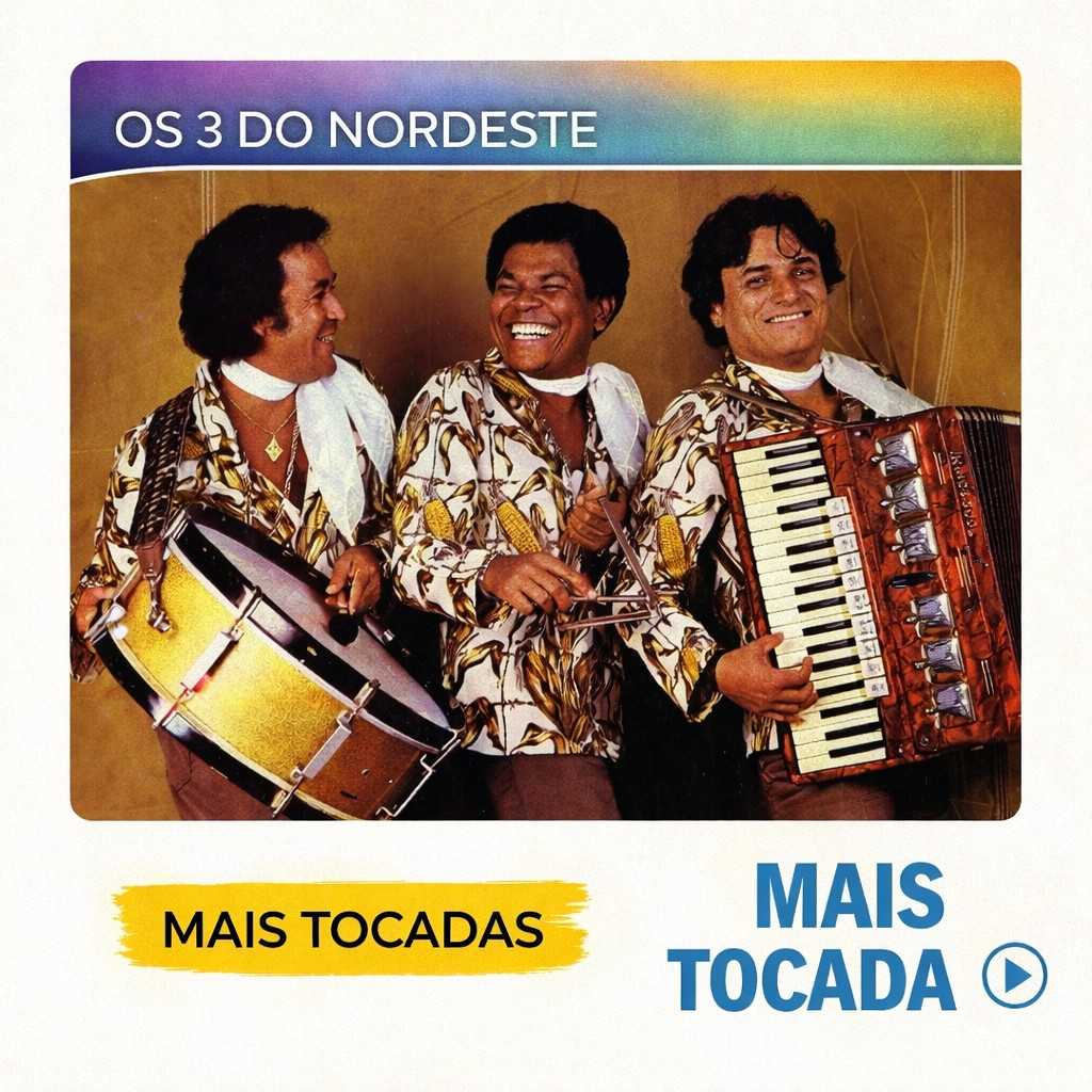 Os 3 do Nordeste – Mais Tocadas 🎵 (Atualizado em 04/03/2026)