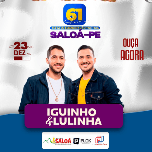 Iguinho e Lulinha - Ao Vivo em Saloá - PE 2K24