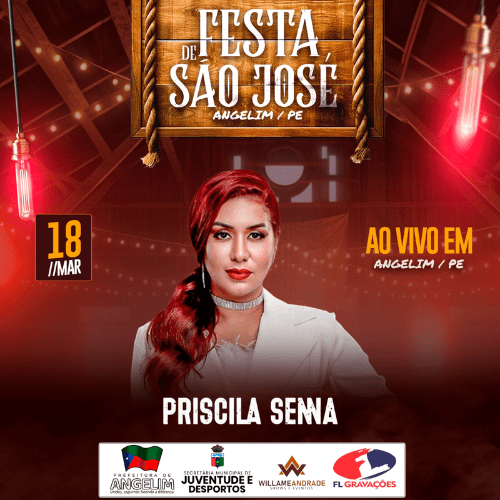 Priscila Senna - Ao Vivo em Angelim - PE 2K24