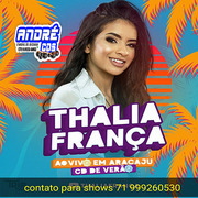 THALIA FRANÇ A CD PROMOCIONAL 2021 ( Andre CDs O Moral De Ibicoara)