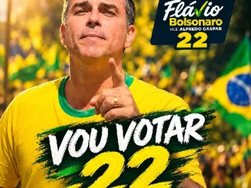 Download Flávio Bolsonaro - Vou Votar 22 | 2026 Pra Paredão