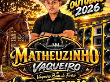 Download MATHEUZINHO VAQUEIRO CD OUTUBRO 2026 - SOM DE PAREDÃO